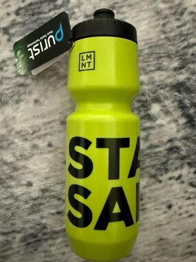 LMNT Lime Green Sports Water Bottle - Stylish Hydration